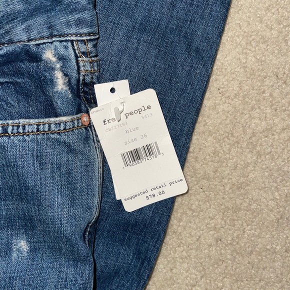 NWT free people denim jeans - Picture 1 of 5